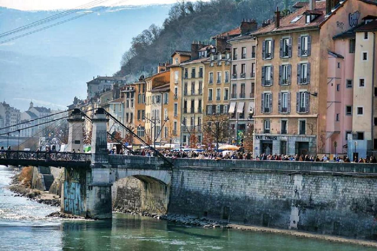 Le Baudelaire - Cosy Studio Et Parking A Grenoble Exterior foto