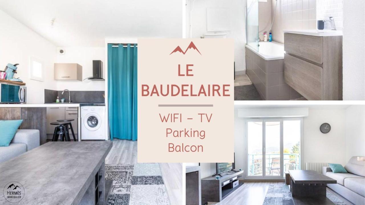 Le Baudelaire - Cosy Studio Et Parking A Grenoble Exterior foto